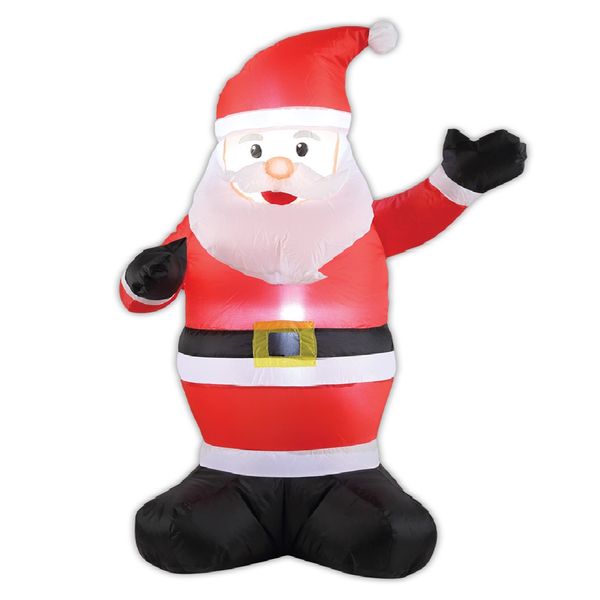 Inflatable Santa Waving - Christmas Decoration - 1m