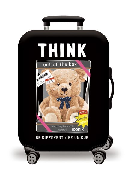 Iconix Printed Luggage Protector - Think Out of the Box - XL