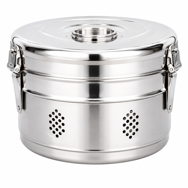 Stainless Steel Medical Sterilizing Drum