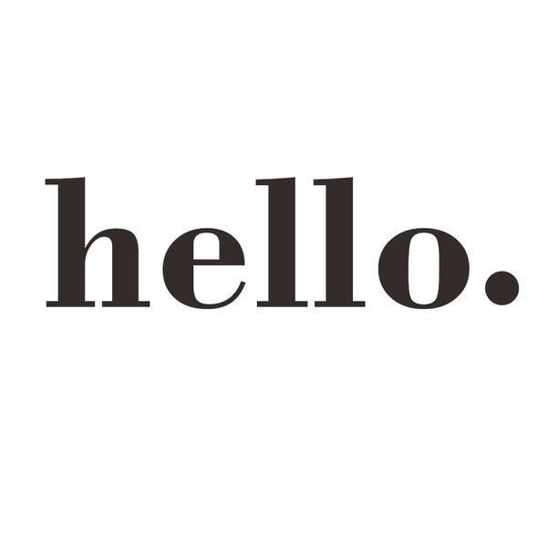 Fun Hello. Wall Art-Sticker-Decor