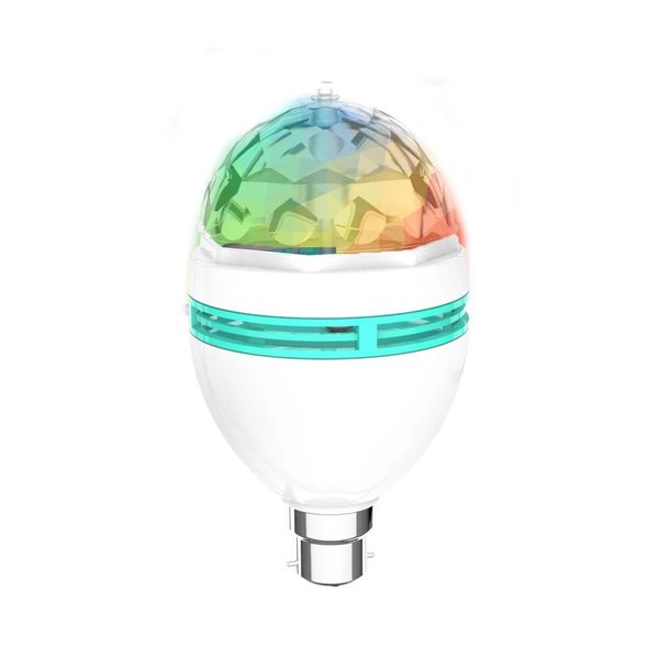 LED Color Changing &amp; Rotating Light bulb