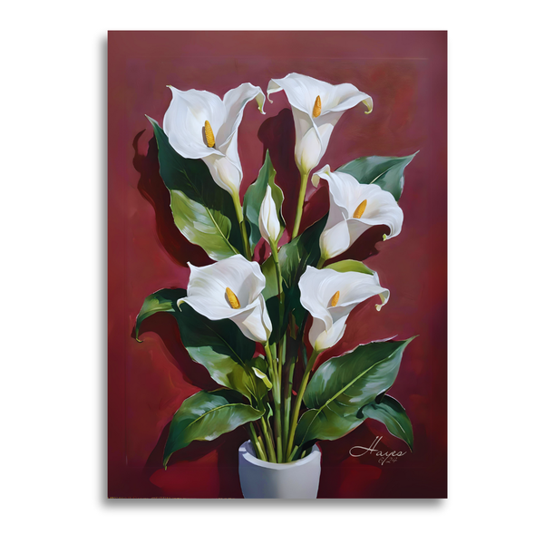 Calla Lilies Wall Art - Canvas Print - Decor CL06