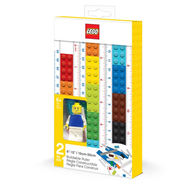 LEGO Buildable Ruler with minifgure