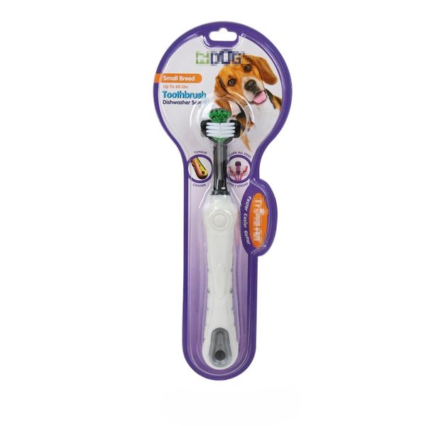 Pet Three-Head Toothbrush