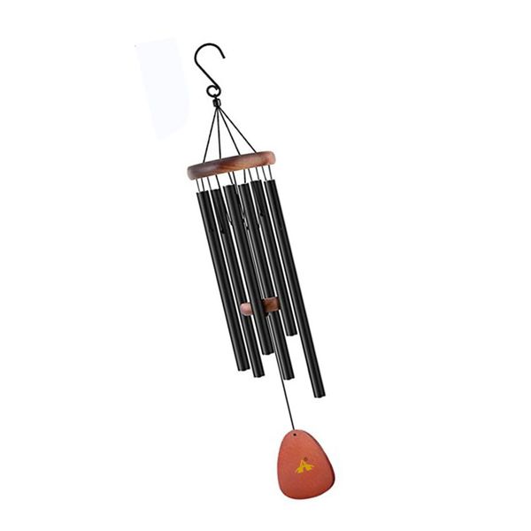 ALANES Black Wind Chimes ecorative Wind Chimes for Outside Memorial Gift