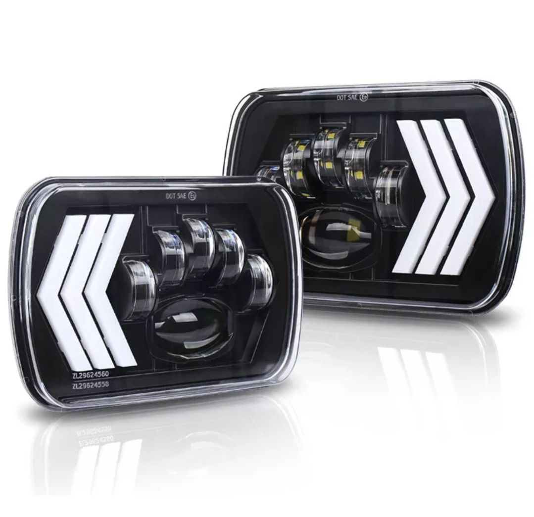 LED Headlight with DRL & Indicator Function Set of 2 7x6 5x7 Shop Today. Get it Tomorrow