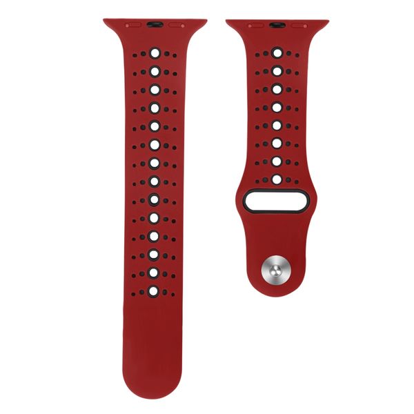 Sports Two-Tone Silicone Replacement Strap for Apple Watch 9 (41mm)