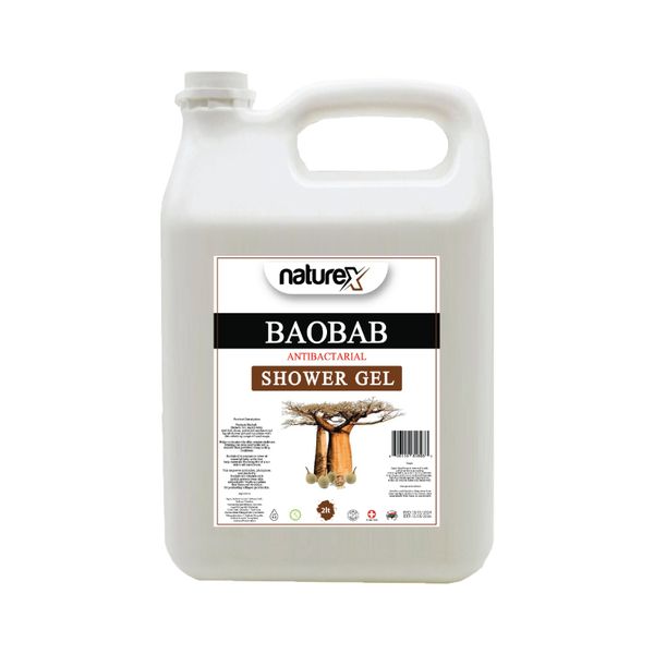 Naturex Antibacterial Shower Gel Baobab -2L