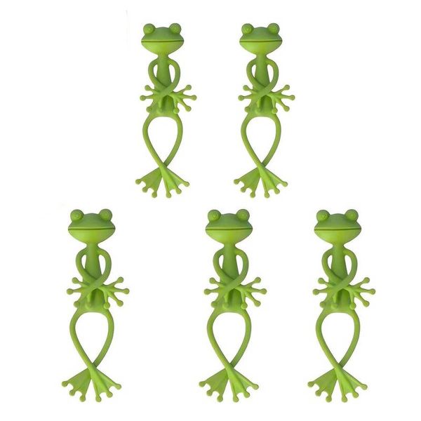 5 Pack Frog Plant Stand, Frog Plant Holder, Flower Pot Hugger