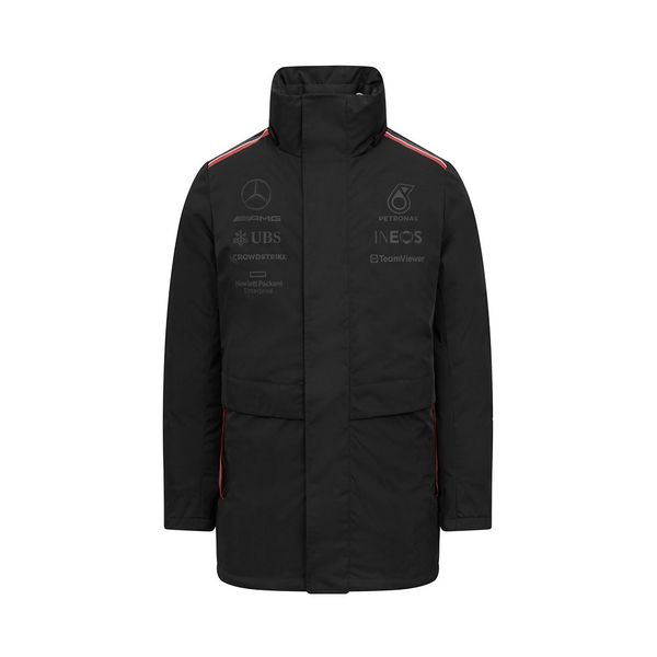 2023 Men's Winter Team Black Mercedes AMG F1 Jacket
