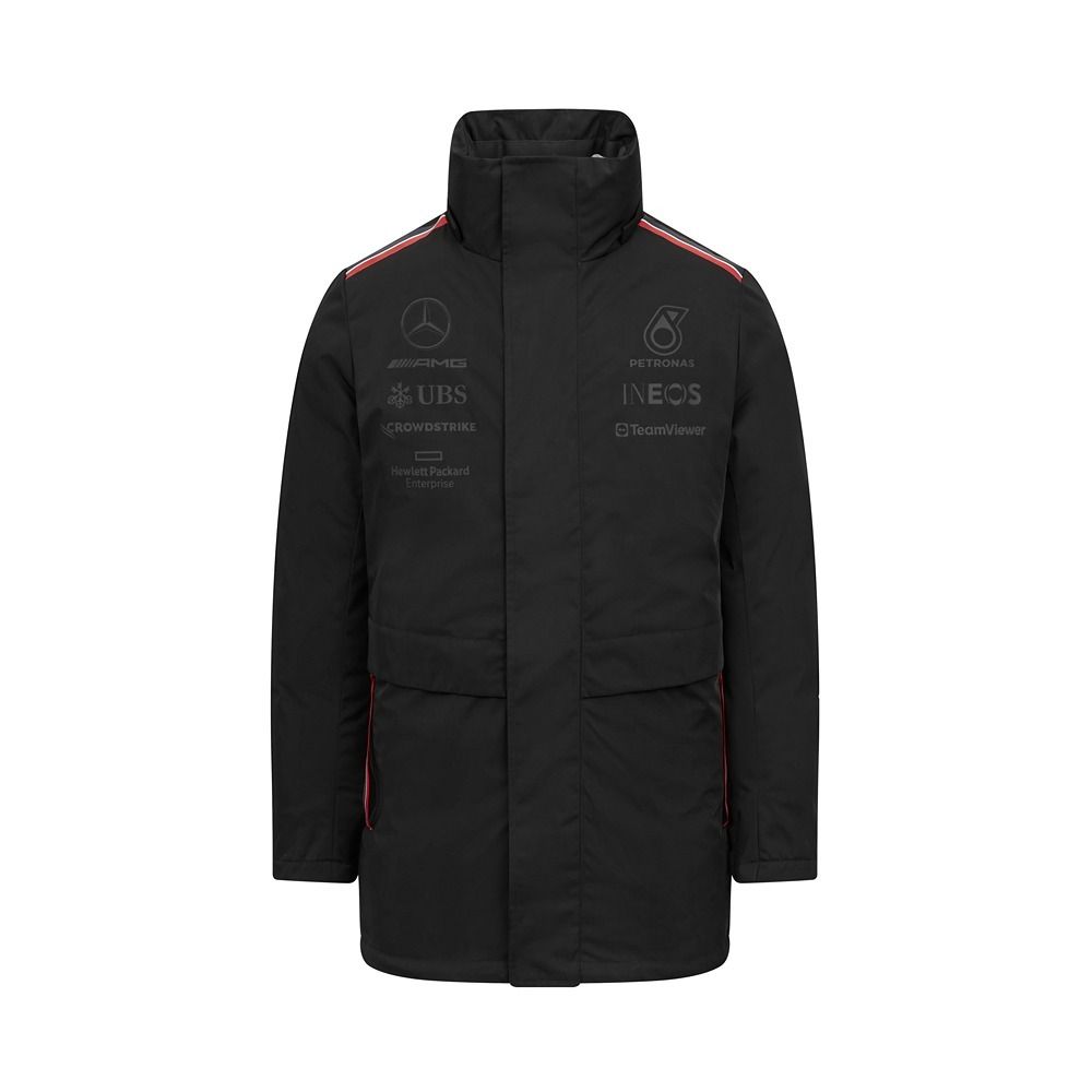 2023 Men's Winter Team Black Mercedes AMG F1 Jacket Shop Today. Get