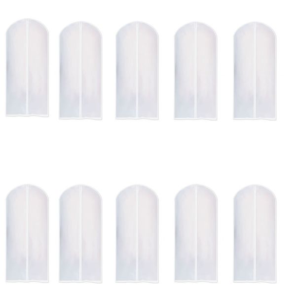 Zip Closure PVA Clothes Garment Bag F49-8-1198-10 - 10 Piece 60x90cm