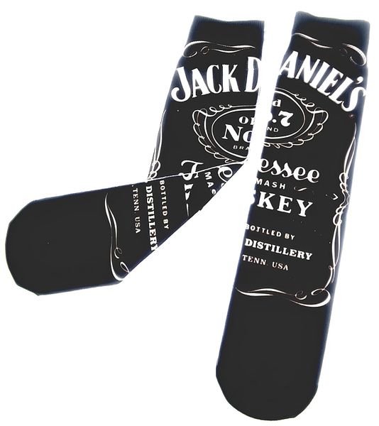 Retro Style Novelty Socks - Jack Daniels