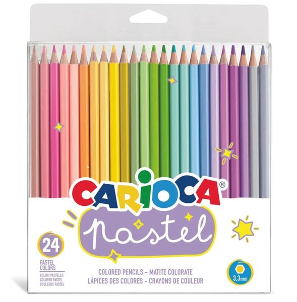 Carioca Pastel Colored Pencils 43310 (Set 24) x 2