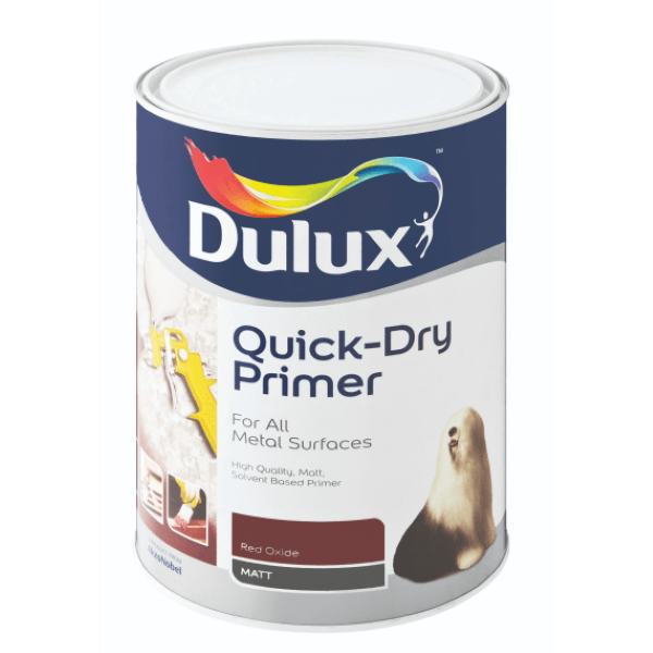 Dulux Quick Drying Enamel Primer Red Oxide (Solvent Based) 1lt.