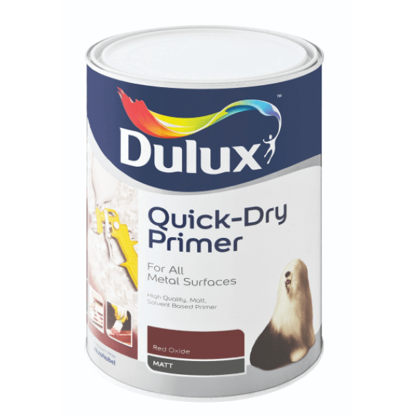 Dulux Quick Drying Enamel Primer Red Oxide (Solvent Based) 1lt. Shop