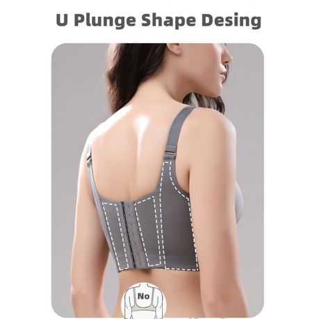 Women Wire Free Plus Size Back Support Push up High Quality