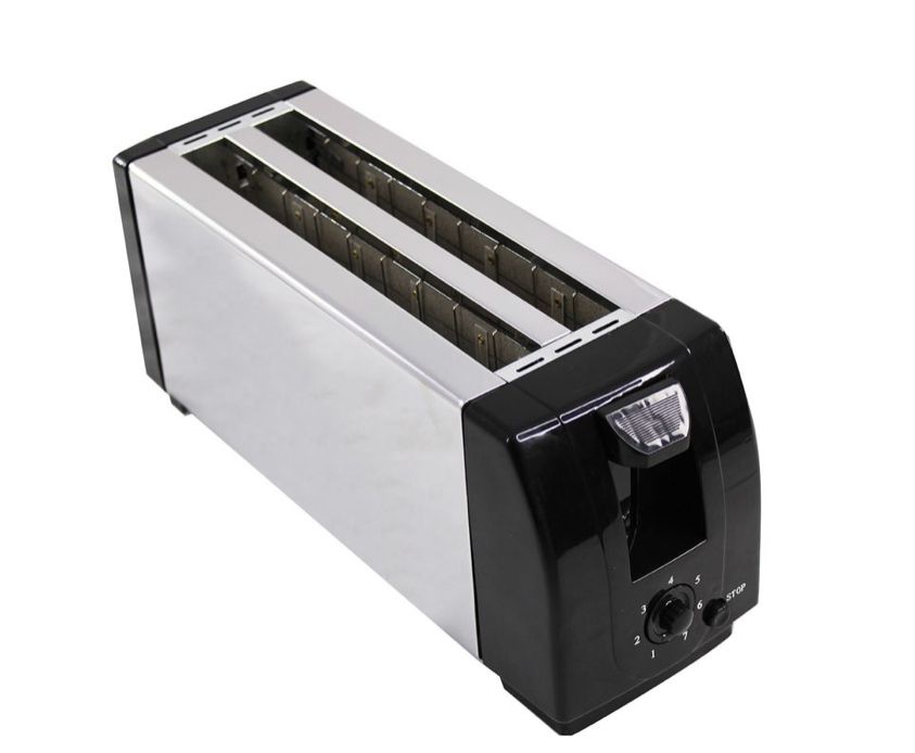 Adjustable Temperature 4 Slice Stainless Steel Toaster | Buy Online in ...