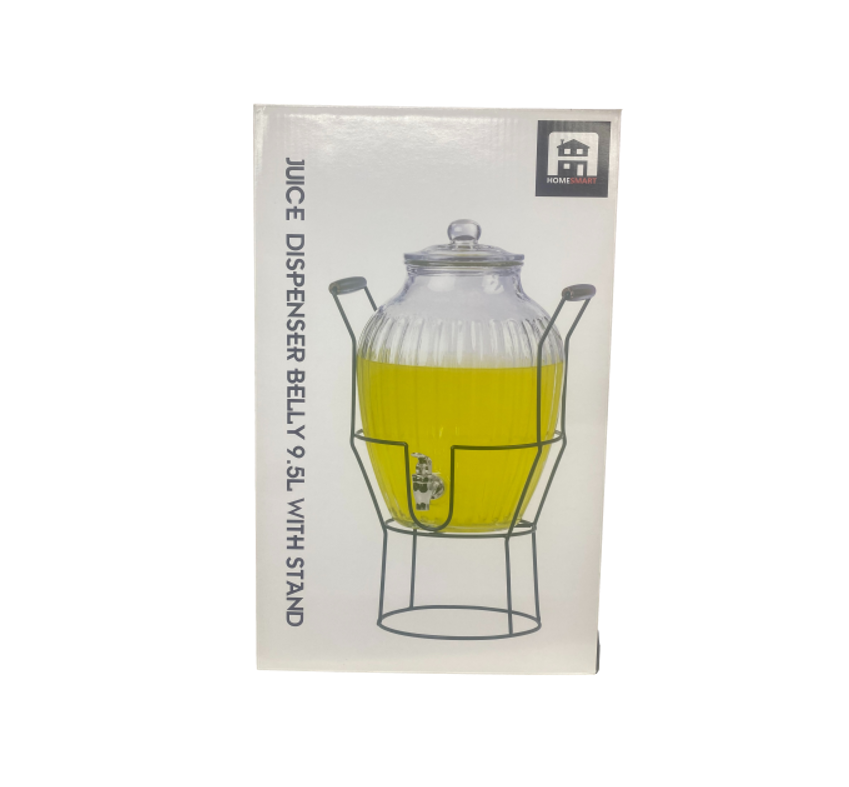 9.5L Glass Dispenser with stand Shop Today. Get it Tomorrow