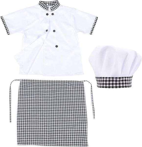Kids Chef Costume Set - Black