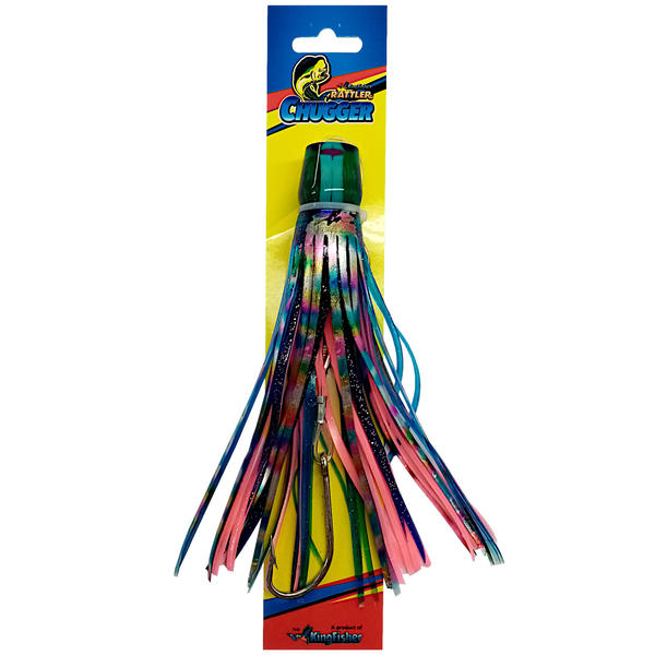 Kingfisher Chugger Big Game Offshore Lure - Flattie 7.5" 19cm Blue