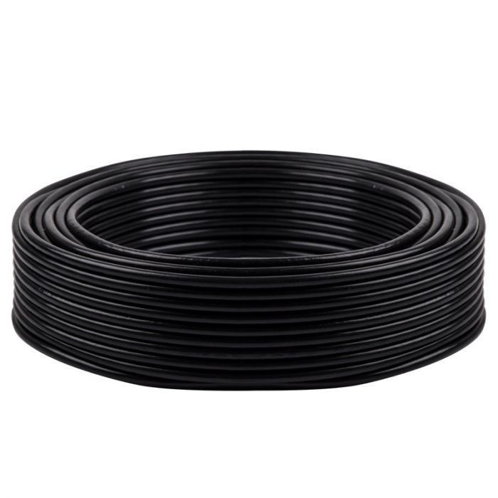 electric cable round black 3 x 2.5 mm 100m