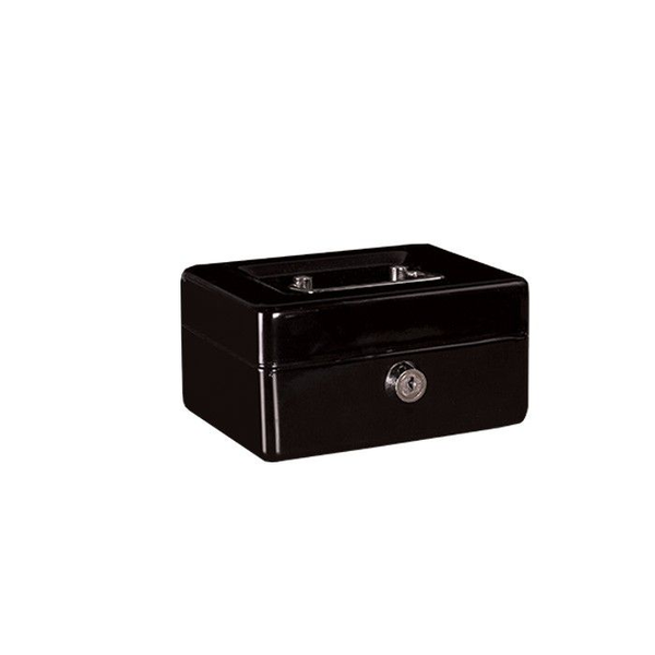 6 Inch Metal Cash Box (150mm) - Red
