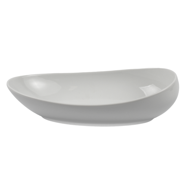 OMADA - Irregular Oval Plate 29.8cm White