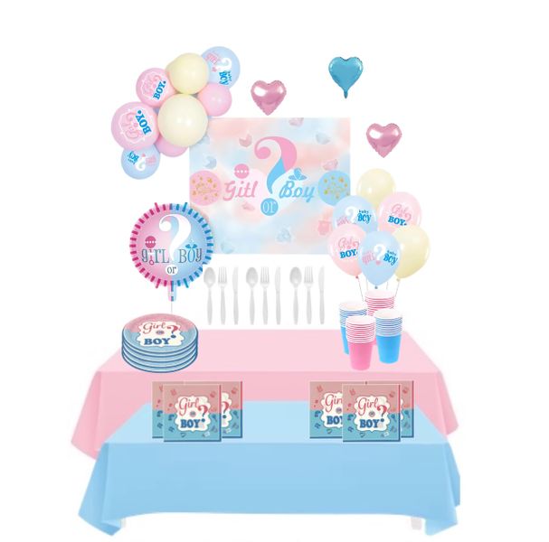 Gender Reveal Celebration Pack for 20 - Boy or Girl or Both