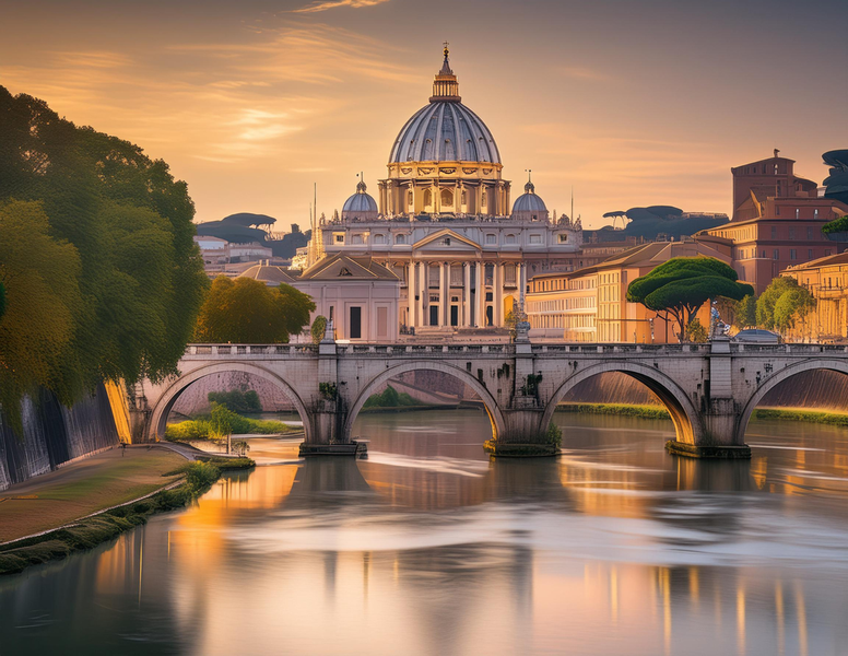 Rooted Art Vatican - Home Decor Wall Art