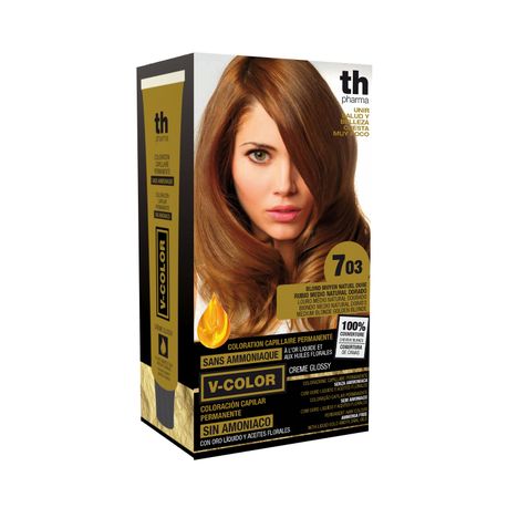 V-Color Permanent Hair Dye – Ammonia Free. Medium Golden Blonde  |  Buy Online in South Africa 