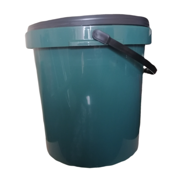 Heavy Duty Bucket With Lid - 20 Litre - Green