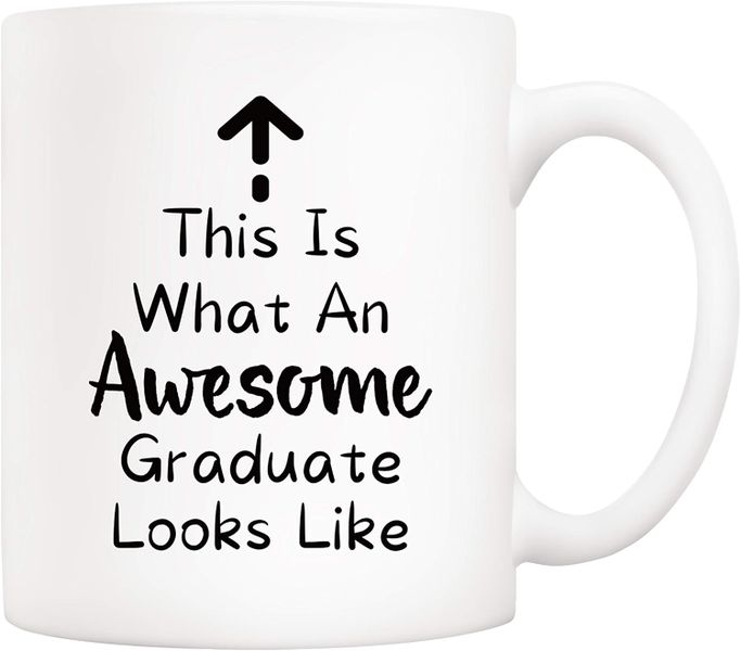 Awesome graduate-Father's day-Mother's day-Valentines mug