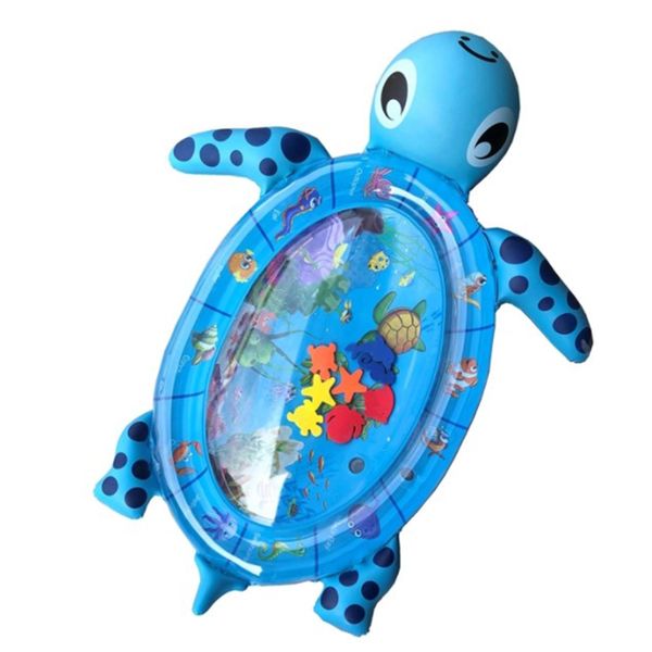 Tummy Time Baby Water Play Mat, Turtle Shape, BPA FREE, Swimming on Water