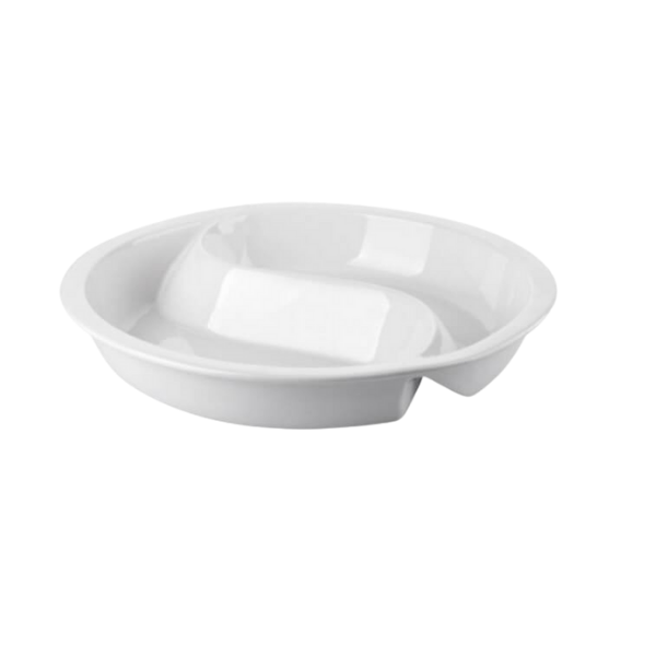 Cater-Care White Round Ceramic Insert- 390 x 70mm