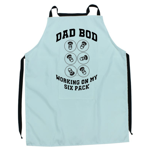 Six Pack DAD Printed Apron