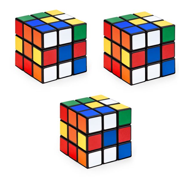 Happy People Cube Puzzle Cube (3 Piece)