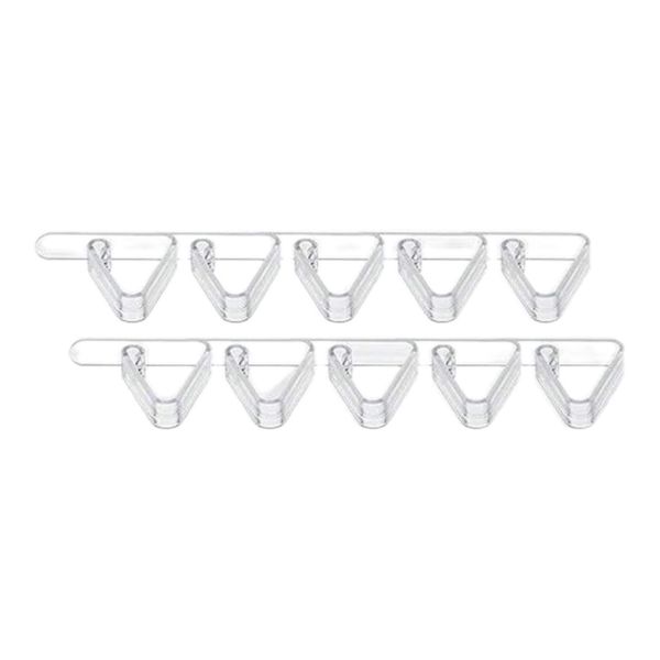 Transparent Plastic Tablecloth Fixing Non-Slip Clips