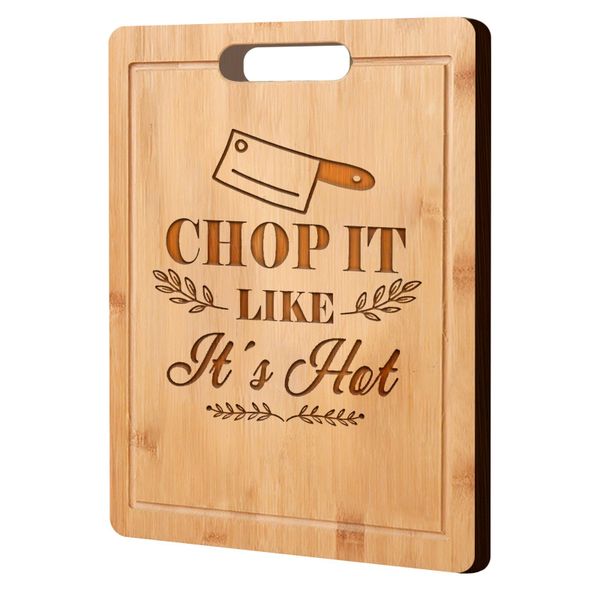 Funny Laser Engraved Bamboo Cutting Boards Block Decorative Kitchen Gifts