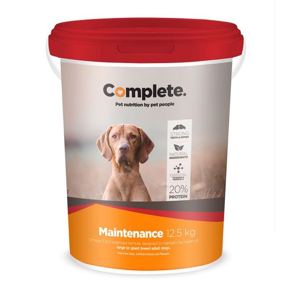 Complete Dog Food Bucket Maintenance Large - Giant - 12.5kg