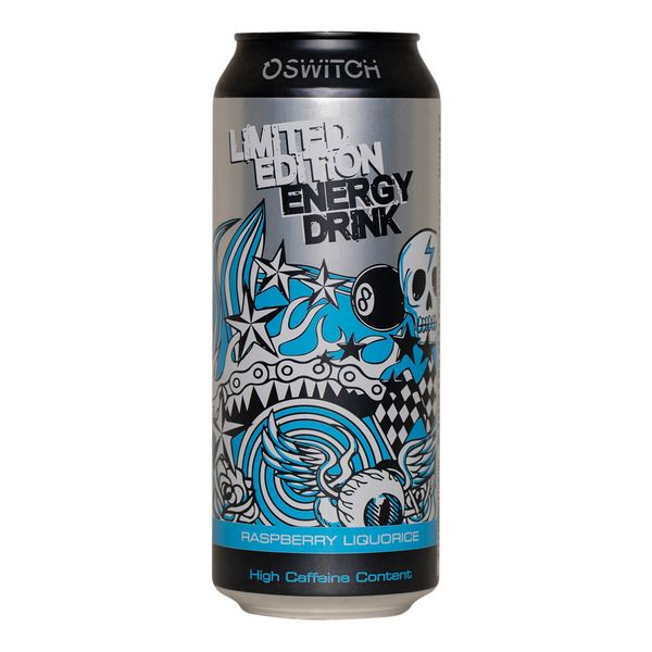 24 x Switch Energy Drink Raspberry Liquorice 500ml