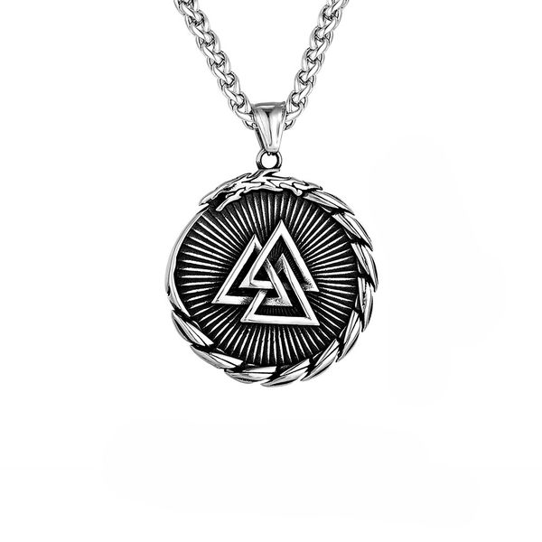Necklace Valknut Vegvisir