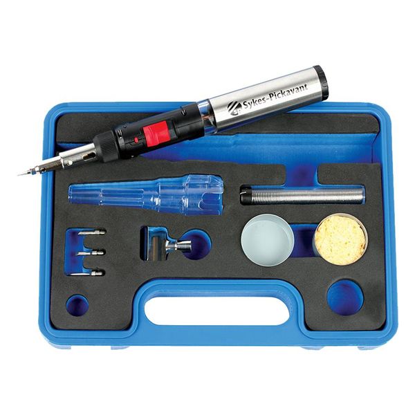 Sykes Soldering Iron Butane Kit 9Pc - 3 Pack