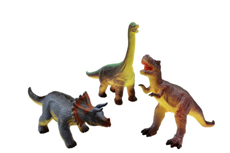 Dinosaur World 3pc Extra Large Soft Touch Toy Set