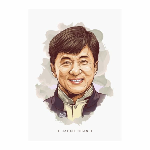 Jackie Chan Animated Poster - A1