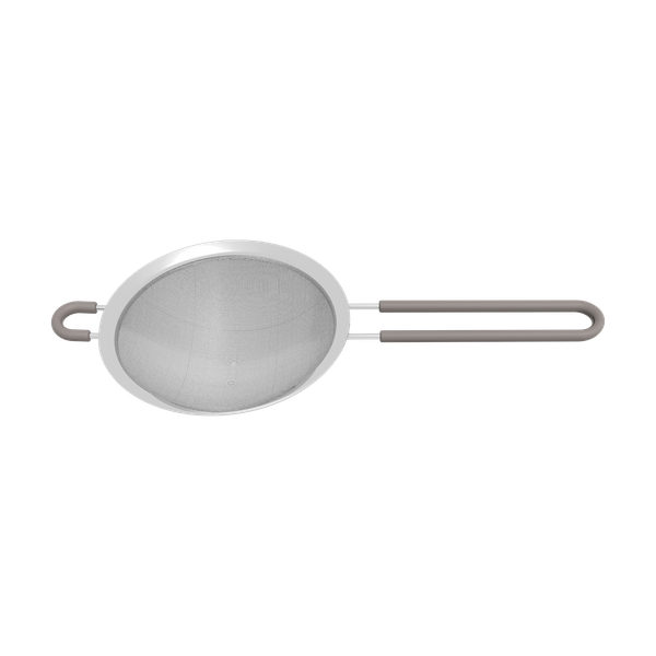Tramontina Softta Stainless-Steel 16cm Sieve/Sifter, Grey Silicone Handle