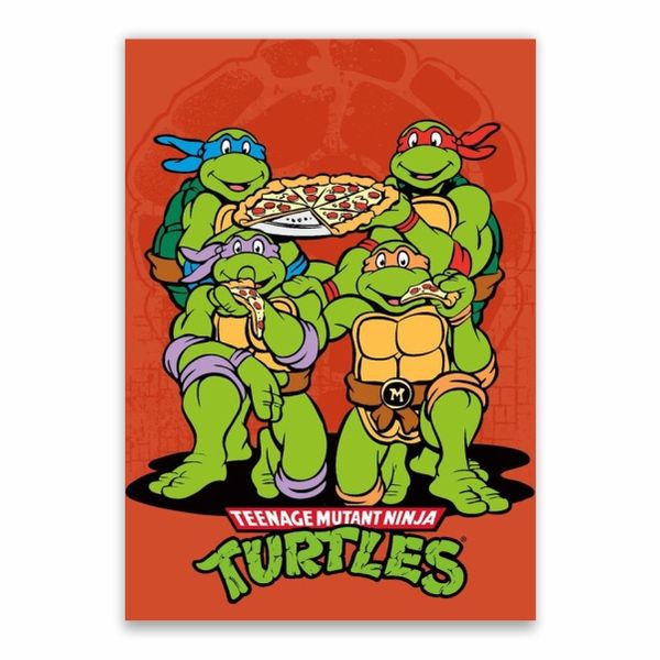 Teenage Mutant Ninja Turtles Pizza Poster - A1