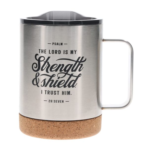 Travel Mug - The Lord is my Strength and Shield