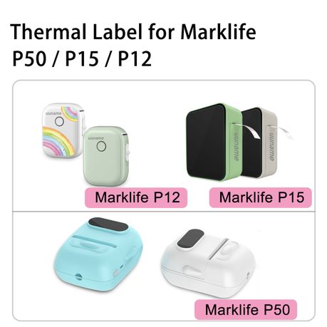 P15 Label Printer Sticker Waterproof Self-adhesive P15 Thermal