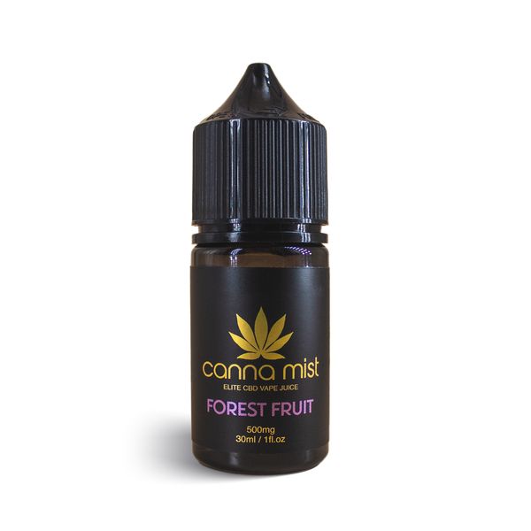 CBD Vape Juice 500mg Forest Fruit 30ml Canna Mist